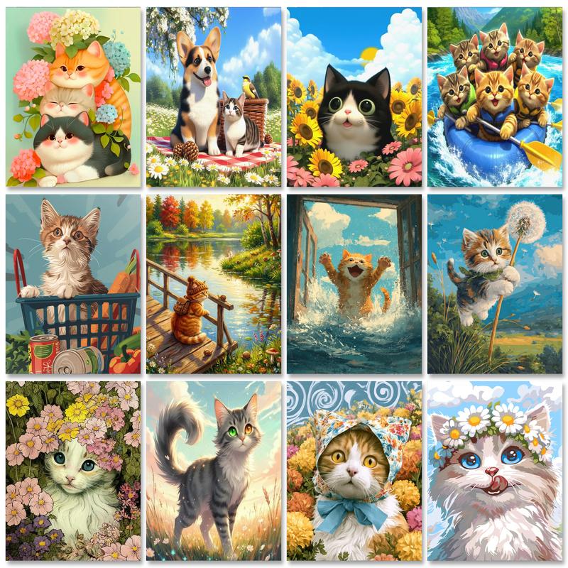 Art Craft Cat - GATYZTORY 숫자로 그리는 고양이 그림 초보자를