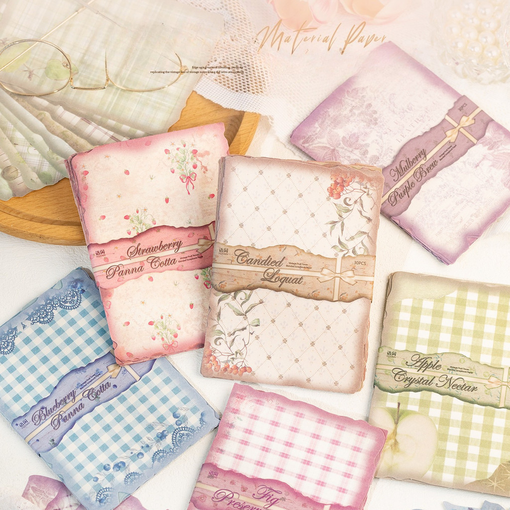 Art Craft Journal - Journamm 30장 스크랩북 종이 스크랩북 용품