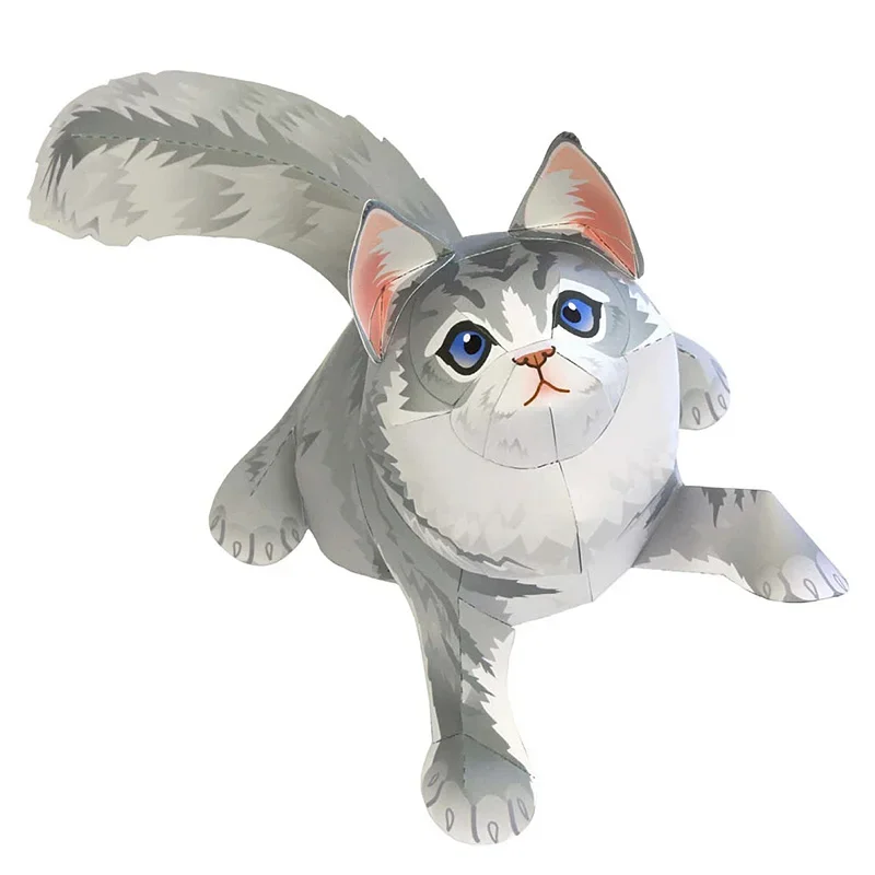 Art Craft Cat - 메인 쿤 고양이 접이식 종이접기 미니