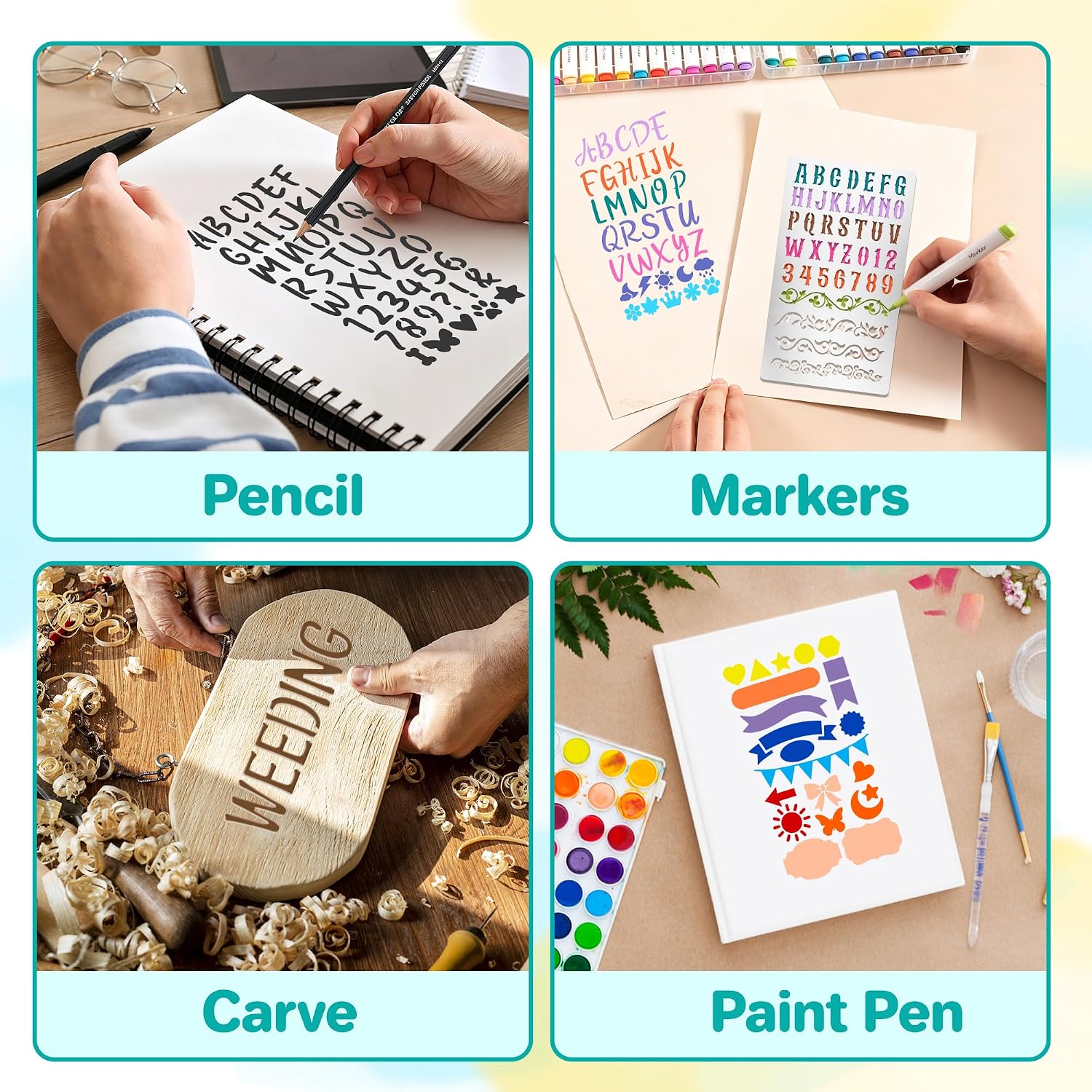 각인, 벽화, DIY 공예, 저널링, 스크랩북킹 및 미 - Art Craft Journal 리뷰 및 가격