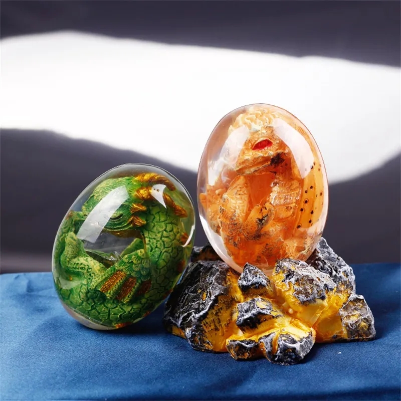 스탠드베이스와 용암 드래곤 계란 동상 공룡 계란 수지  - Art Craft Dinosaurs 리뷰 및 가격