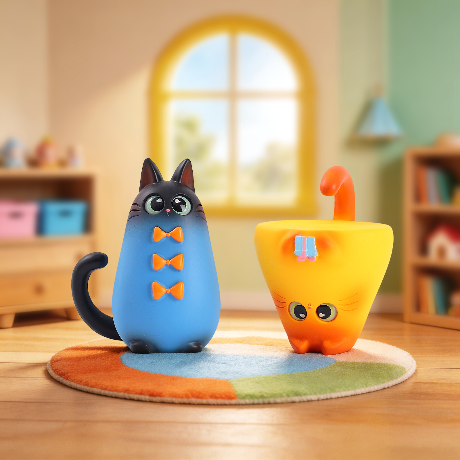 블라인드 박스 고양이 피규어 레진 크리에이티브 만화 데 - Art Craft Cat 리뷰 및 가격