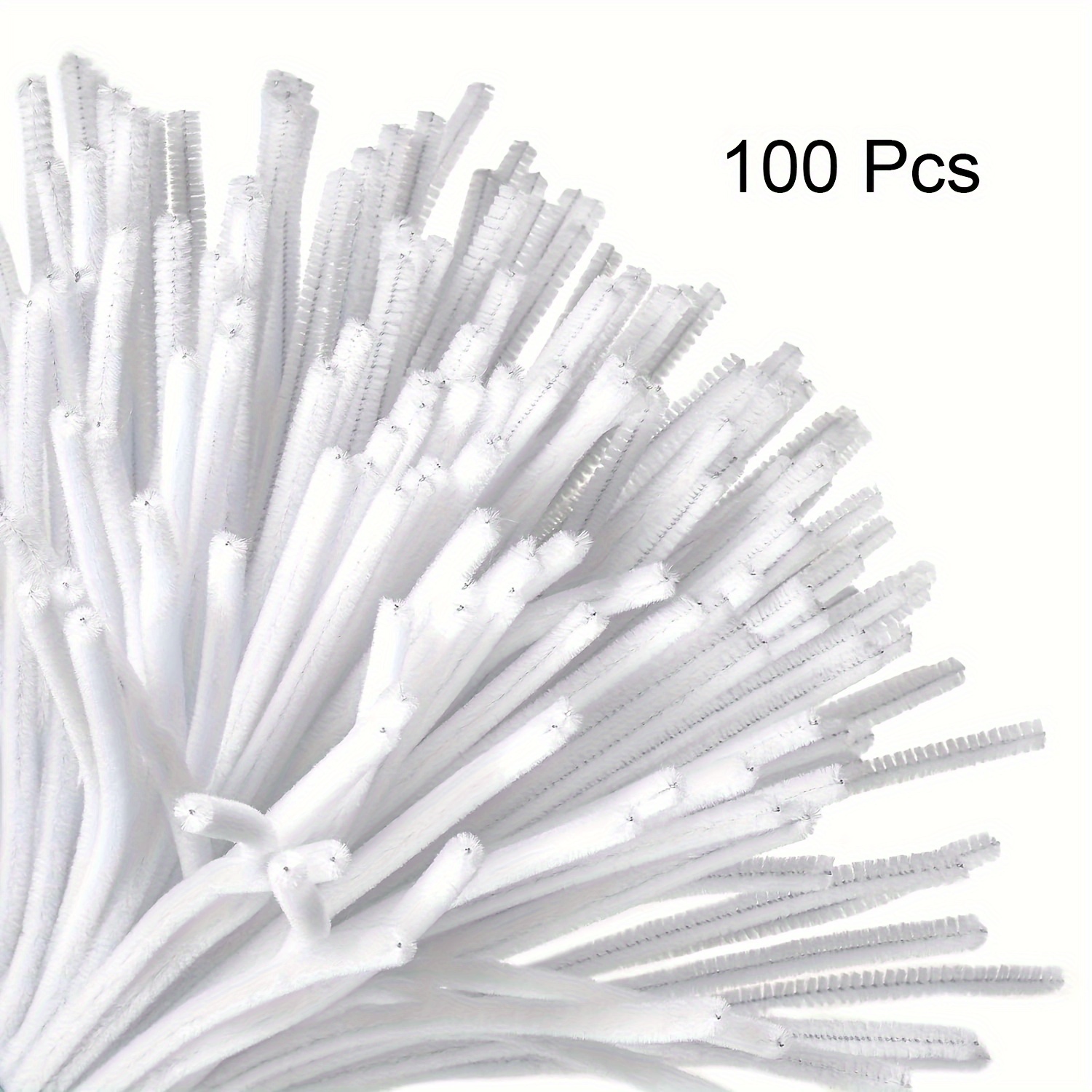100 Pcs 흰색 파이프 클리너, 공예 용 파이프 클 - Art Craft Shop 리뷰 및 가격