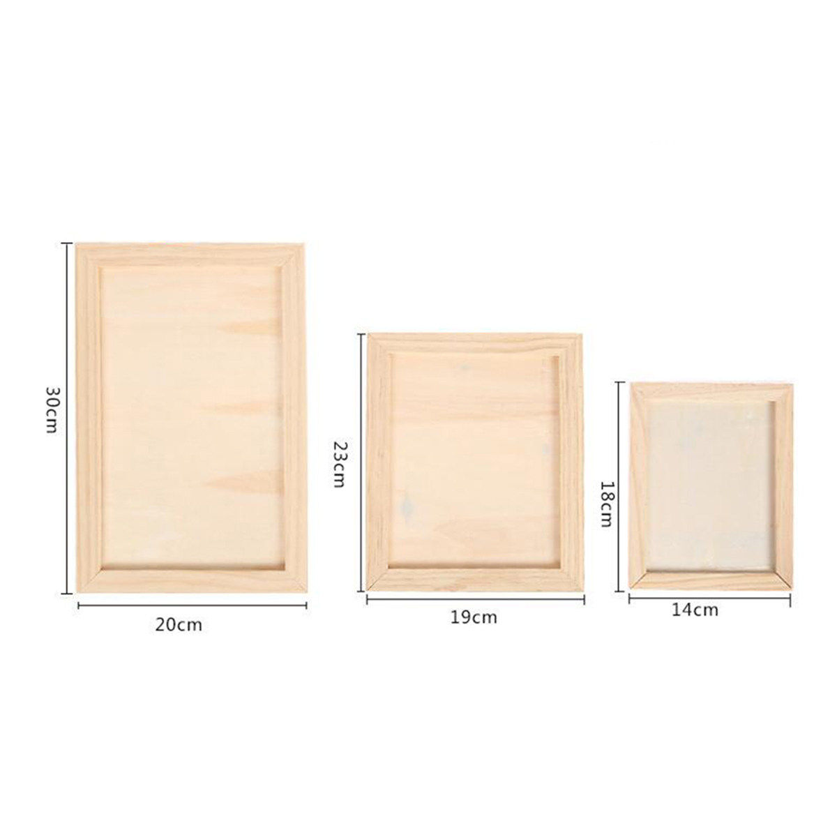 2Pcs 빈 나무 그림 프레임 세트 DIY 아트 공예  - Art Craft Wood 리뷰 및 가격