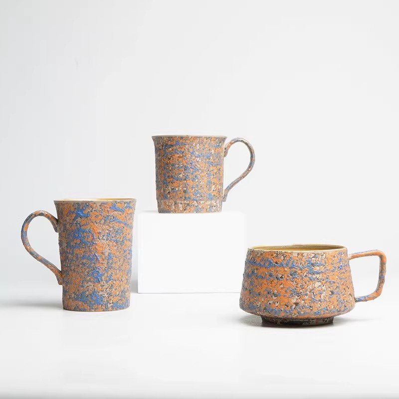 일본 스타일 레트로 독점 디자인 세라믹 텍스처 커피 컵 - Art And Craft Exclusives 리뷰 및 가격