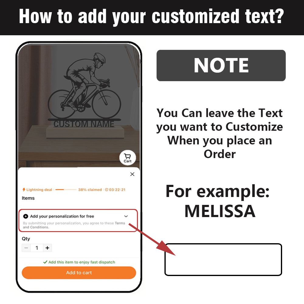 1개 테이블 장식품 맞춤형 텍스트 금속 조각상 금속 장 - Art Craft Wood 리뷰 및 가격