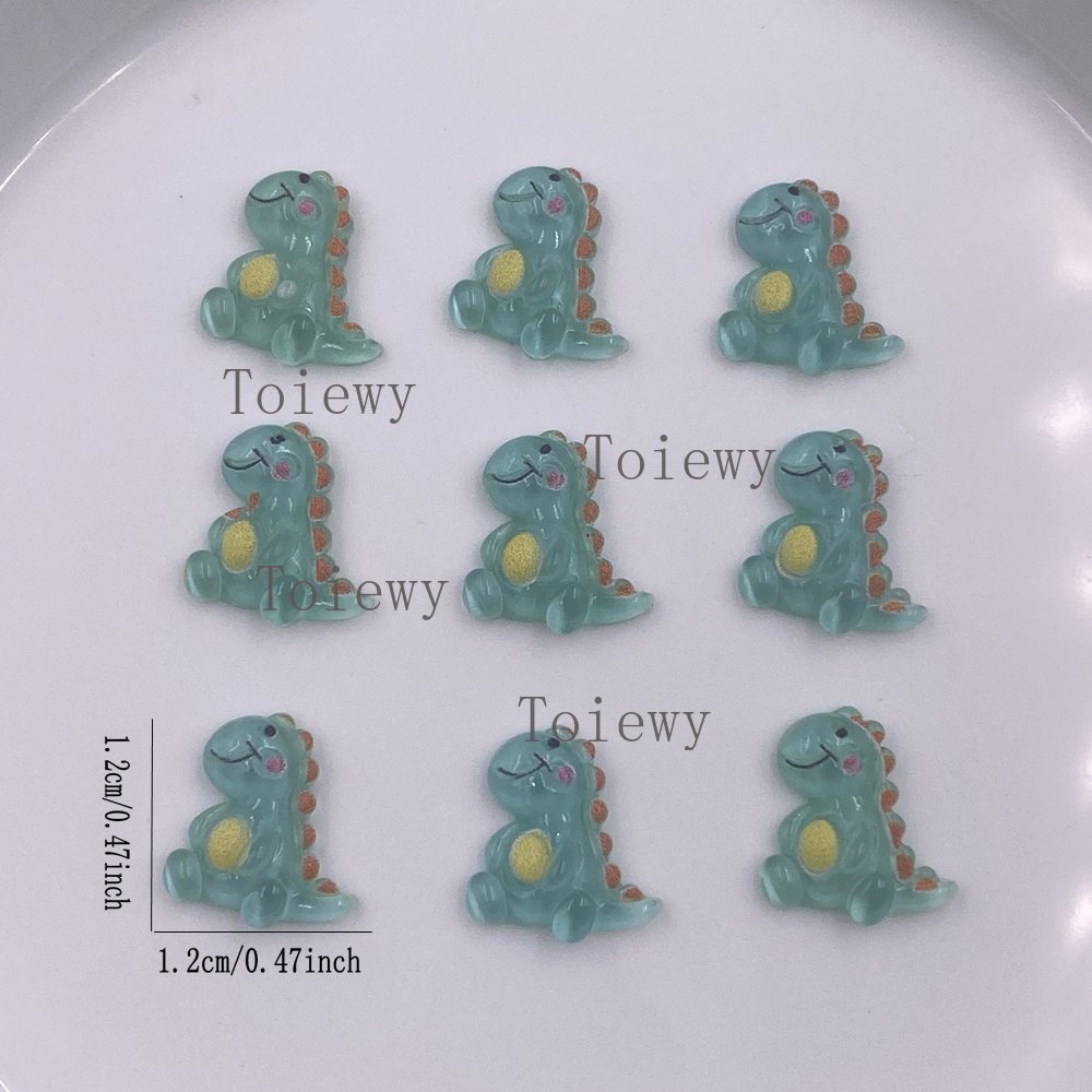50개 믹스 레진 컬러풀 글리터 그린 미니 공룡 네일아 - Art Craft Dinosaurs 리뷰 및 가격