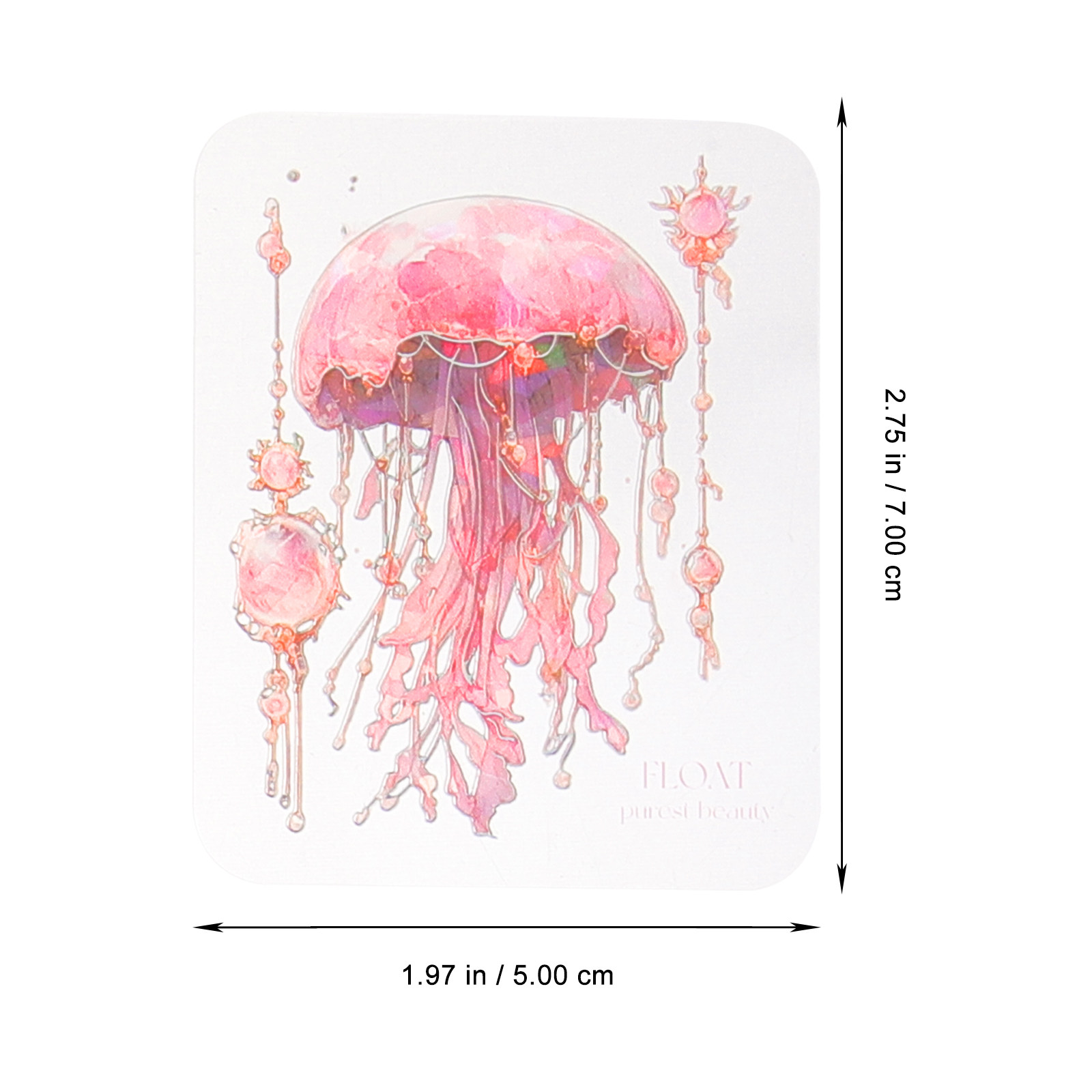 120 조각 해파리 스티커 해양 생물 스크랩북 장식 D - Art Craft Jellyfish 리뷰 및 가격