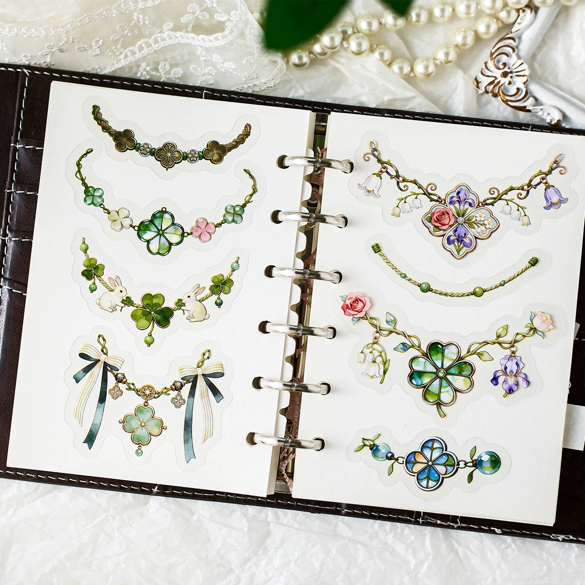 30Pcs 라이트 위스퍼 스티커 꽃 식물 고양이 풍경  - Art Craft Journal 리뷰 및 가격