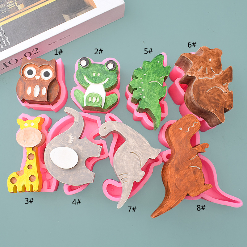 동물, 공룡 공예 미술 촛불 금형 비누 만들기위한 실리 - Art Craft Dinosaurs 리뷰 및 가격