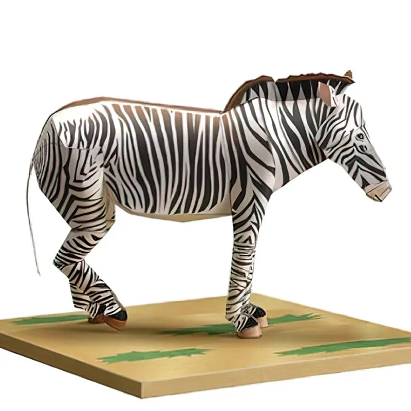 얼룩말 종이 접기 아트 미니 3D 접힌 종이 모델 Pa - Art Craft Zebra 리뷰 및 가격