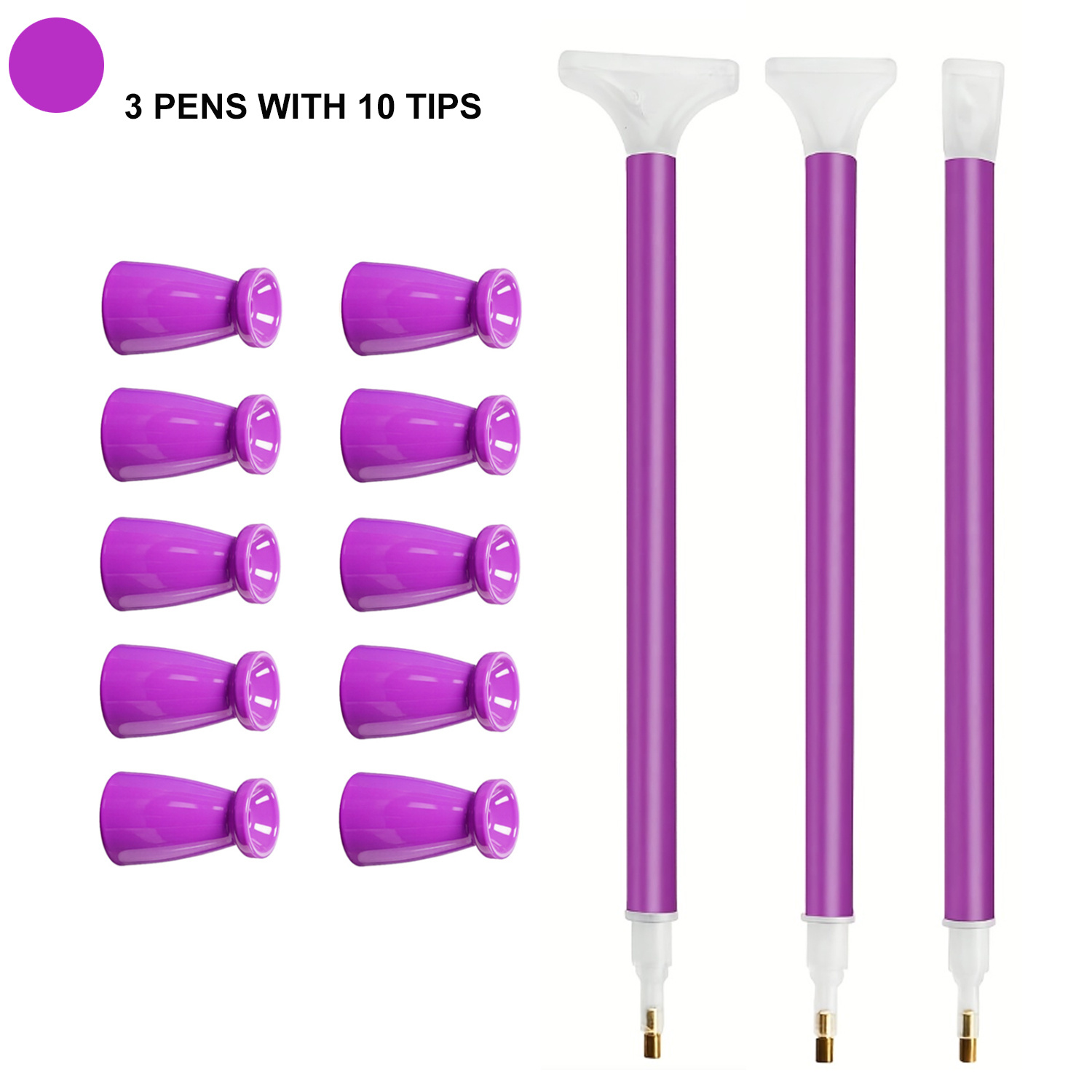 10개 실리콘 팁 & 3개 펜 다이아몬드 페인팅 펜 세 - Art Craft Shop 리뷰 및 가격