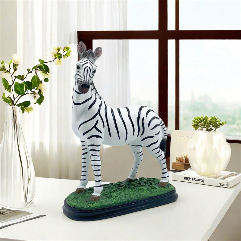 예술적 얼룩말 조각 입구 침실 거실 연구를위한 수제 수 - Art Craft Zebra 리뷰 및 가격