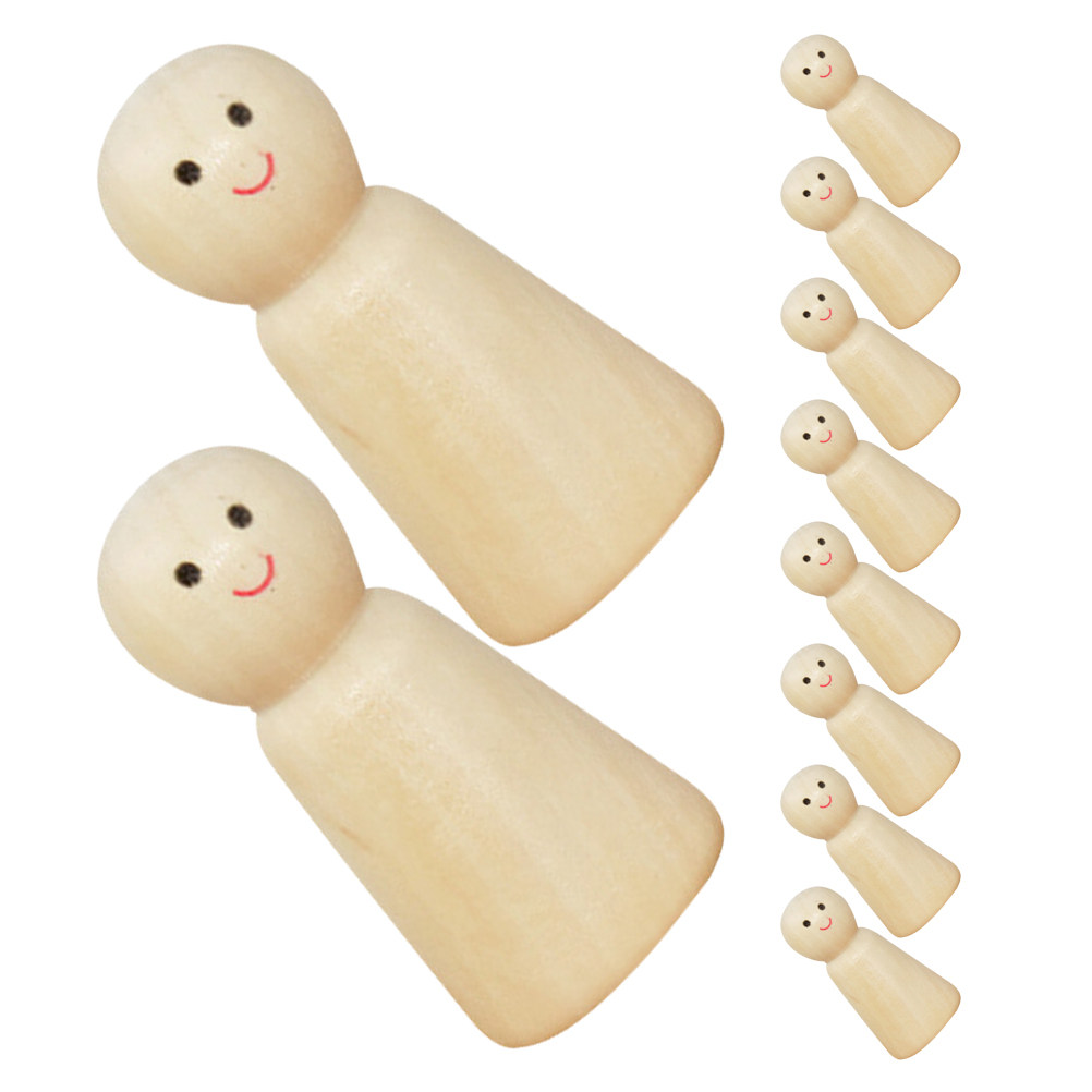 10개 나무 페그 미완성 DIY 공예 키트 페인팅 프로 - Art Craft Wood 리뷰 및 가격
