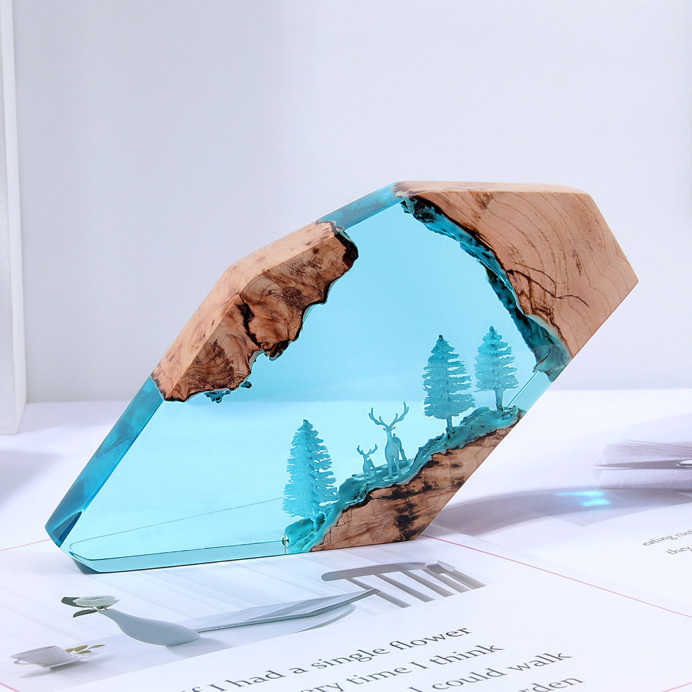 숲의 요정 사슴 데스크탑 아트 개인 맞춤형 발광 장식품 - Art Craft Wood 리뷰 및 가격