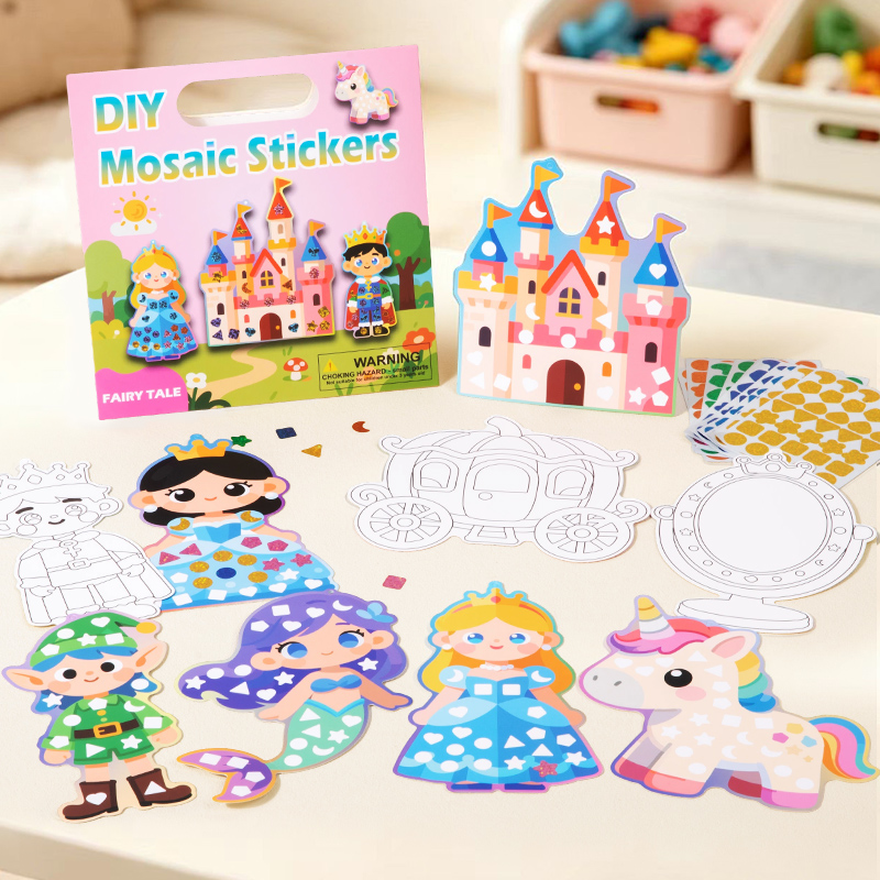 2-in-1 DIY 모자이크 스티커 & 색칠 공예 키트 - Art Craft Dinosaurs 리뷰 및 가격