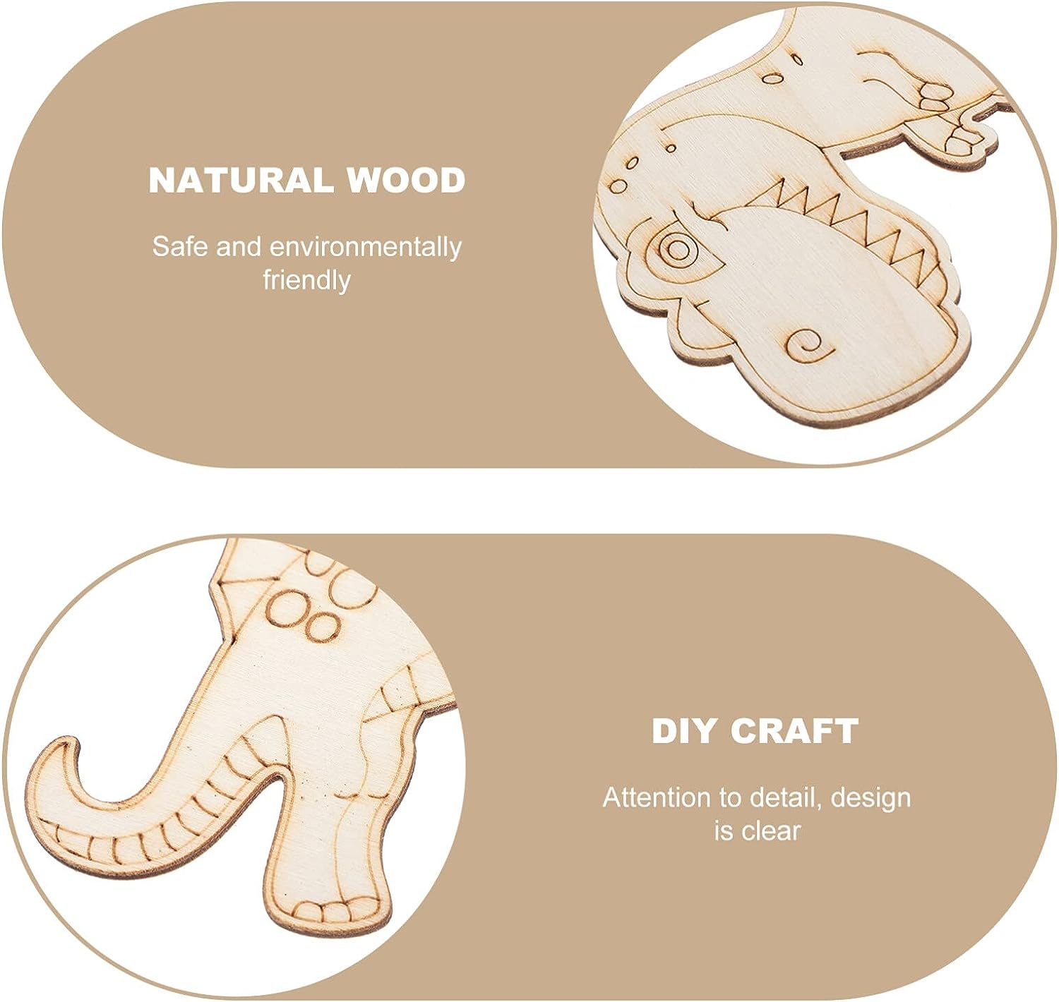 8/24개 미완성 나무 공룡 동물 레이저 컷, DIY  - Art Craft Dinosaurs 리뷰 및 가격