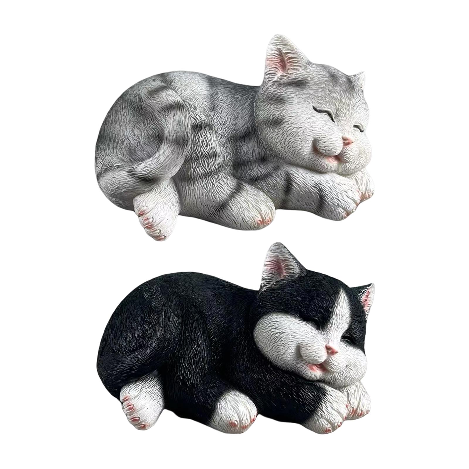 고양이 모양 정원 장식품, 창의적인 예술 공예품, 잔디 - Art Craft Cat 리뷰 및 가격